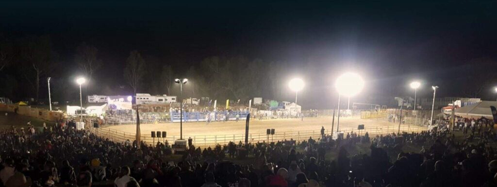 Friday night camping at Alexandra Race Club for Alexandra Pro Rodeo 2026 live