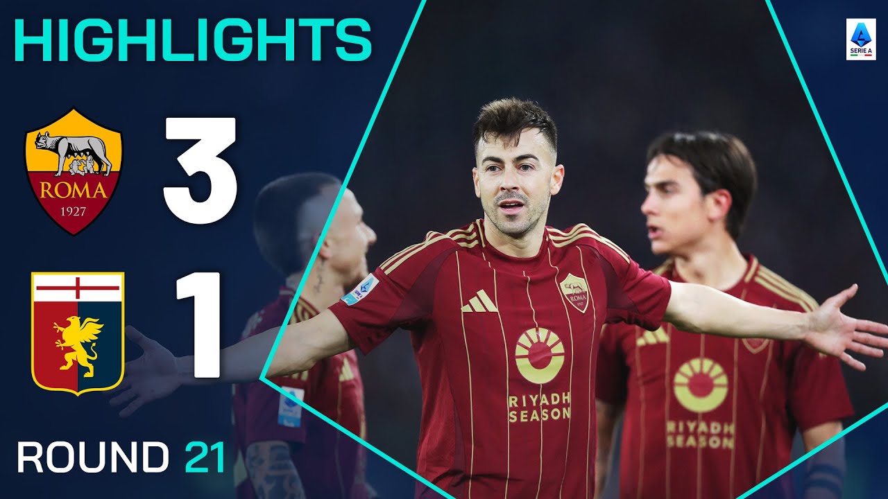 Roma vs Genoa Ferguson on target as Roma beat Genoa 3-1!